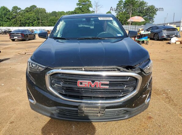 3GKALMEV9JL376647 2018 GMC TERRAIN Black წინა ხედი