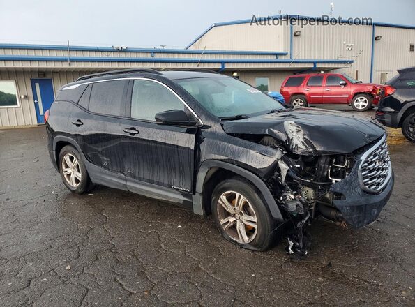 3GKALMEV9JL391875 2018 GMC TERRAIN Black Передня права чверть