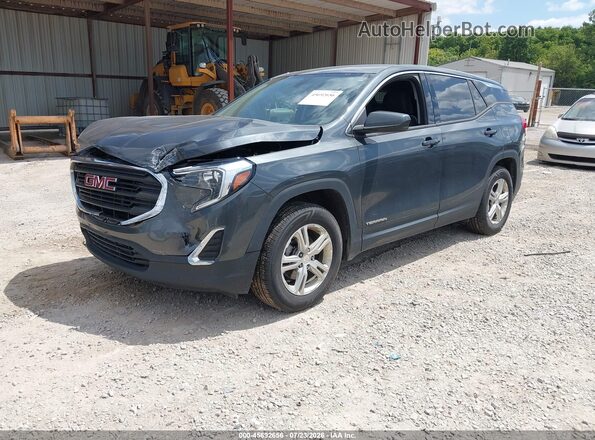 3GKALMEV9KL111051 2019 GMC TERRAIN Gray Przód lewy
