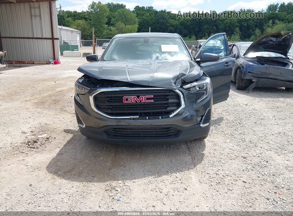 3GKALMEV9KL111051 2019 GMC TERRAIN Gray Widok z przodu