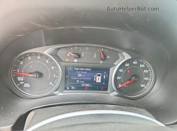 3GKALMEV9KL123202 2019 GMC TERRAIN Black Widok zestawu wskaźników