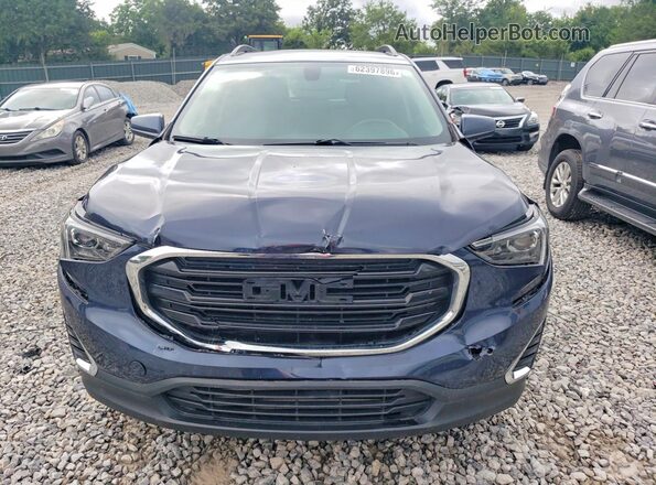 3GKALMEV9KL254498 2019 GMC TERRAIN Blue Front view