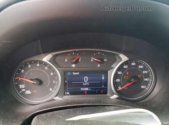 3GKALMEV9KL254498 2019 GMC TERRAIN Blue Instrument cluster view