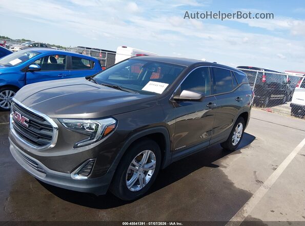 3GKALMEV9KL297903 2019 GMC TERRAIN Gray Front left