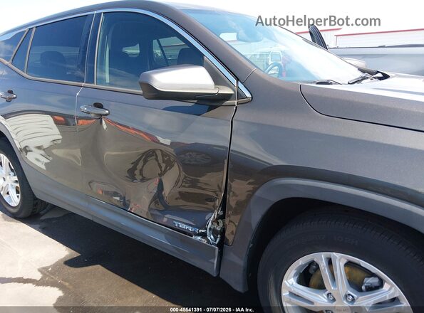 3GKALMEV9KL297903 2019 GMC TERRAIN Gray Front view