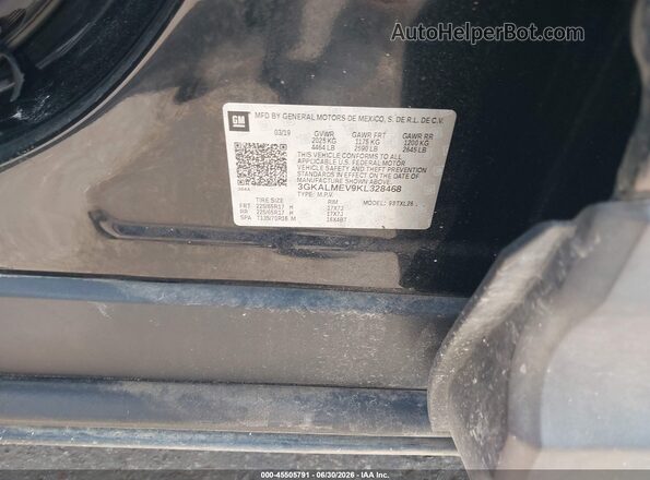 3GKALMEV9KL328468 2019 GMC TERRAIN Черный Вид подкапотного пространства