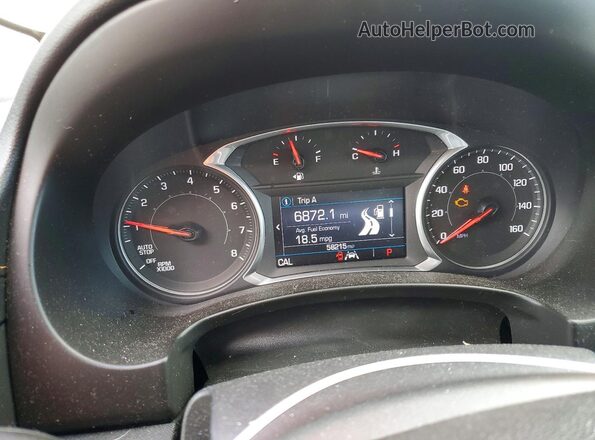 3GKALMEV9LL122973 2020 GMC TERRAIN Black Instrument cluster view