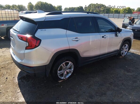 3GKALMEV9LL144942 2020 GMC TERRAIN Серебряный Задняя правая четверть
