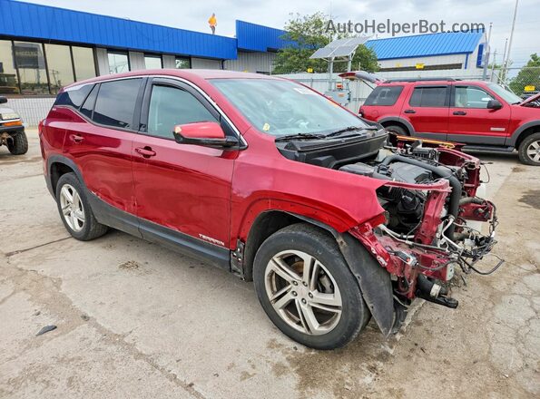 3GKALMEVXJL249180 2018 GMC TERRAIN Burgundy Առջևի աջ