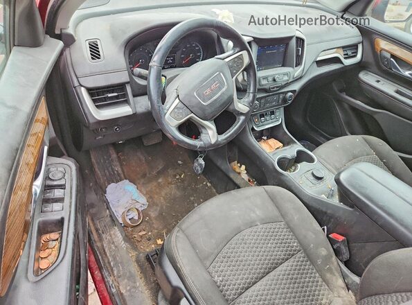 3GKALMEVXJL249180 2018 GMC TERRAIN Burgundy Առջևի վահանակի տեսք