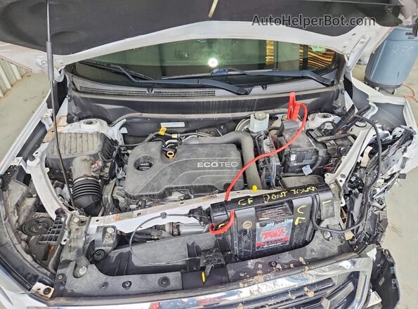 3GKALMEVXJL368220 2018 GMC TERRAIN Белый Вид задней части салона