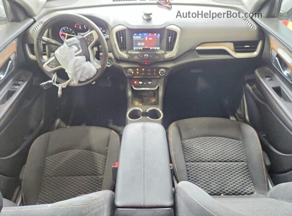 3GKALMEVXJL368220 2018 GMC TERRAIN Белый Вид панели приборов