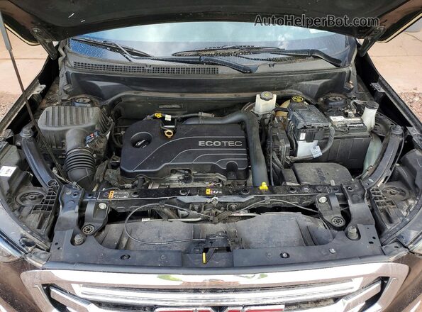 3GKALMEVXJL386801 2018 GMC TERRAIN Black Vista del compartimento del motor
