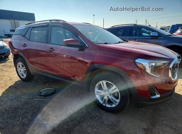 3GKALMEVXKL253926 2019 GMC TERRAIN Red Delantero derecho
