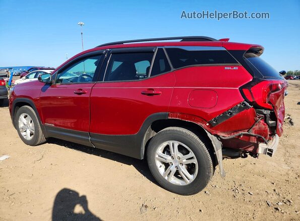 3GKALMEVXKL253926 2019 GMC TERRAIN Red Trasero izquierdo