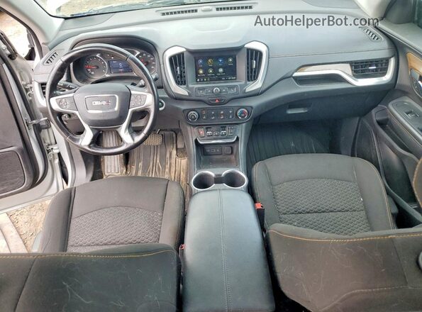 3GKALMEVXKL350589 2019 GMC TERRAIN Серебряный Вид панели приборов