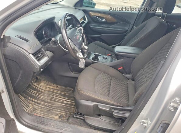 3GKALMEVXKL350589 2019 GMC TERRAIN Серебряный Вид салона спереди