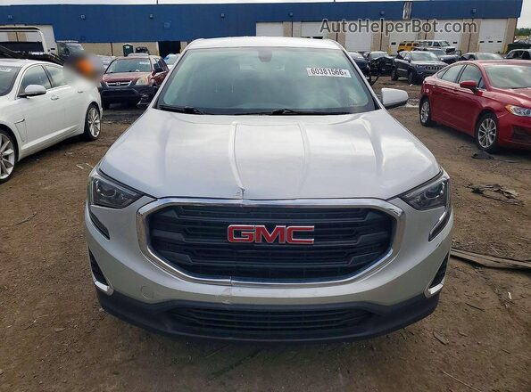 3GKALMEVXKL350589 2019 GMC TERRAIN Серебряный Вид спереди