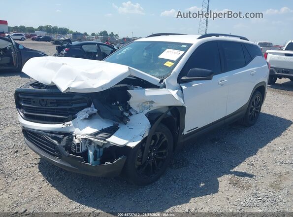 3GKALMEVXLL222161 2020 GMC TERRAIN Белый Передняя левая четверть