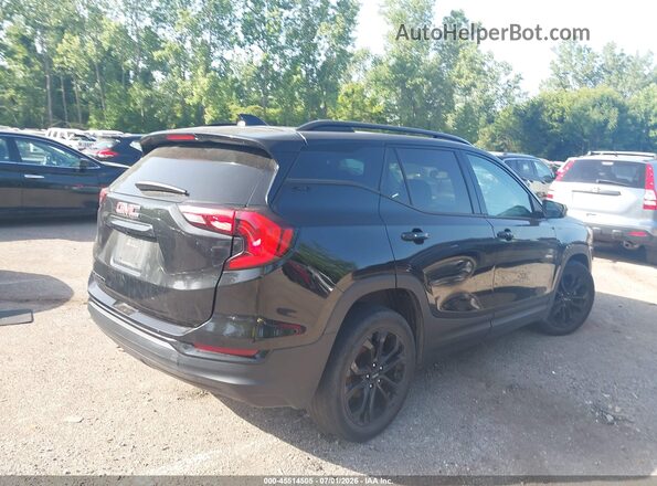 3GKALMEVXLL271196 2020 GMC TERRAIN Black Trasero derecho
