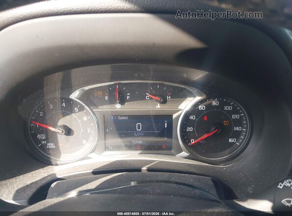 3GKALMEVXLL271196 2020 GMC TERRAIN Black Vista de los asientos traseros