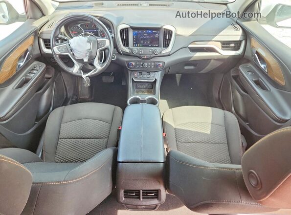 3GKALMEVXLL305752 2020 GMC TERRAIN Белый Вид панели приборов