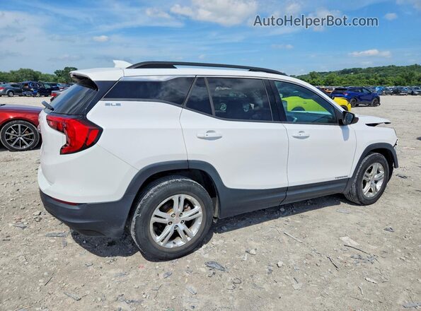 3GKALMEVXLL305752 2020 GMC TERRAIN Белый Задняя правая четверть