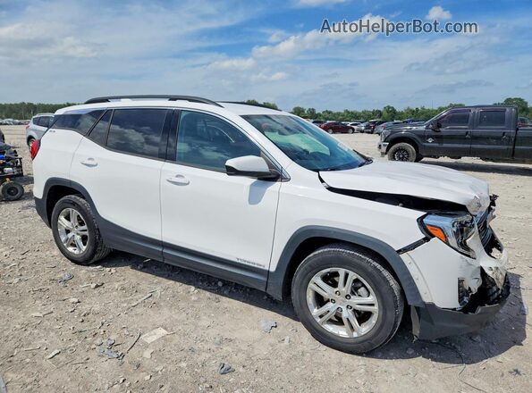 3GKALMEVXLL305752 2020 GMC TERRAIN Белый Передняя правая четверть