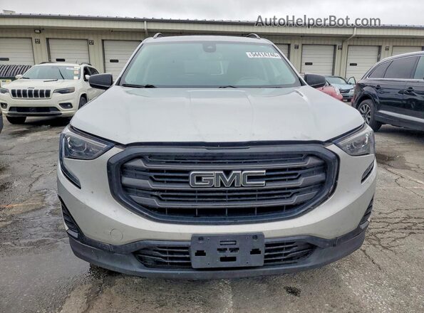 3GKALMEVXLL341568 2020 GMC TERRAIN Серебряный Вид спереди