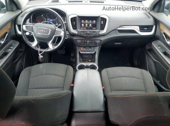 3GKALMEVXLL341568 2020 GMC TERRAIN Серебряный Вид панели приборов