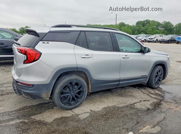3GKALMEVXLL341568 2020 GMC TERRAIN Серебряный Задняя правая четверть