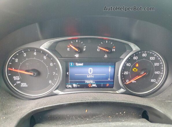 3GKALMEVXLL341568 2020 GMC TERRAIN Серебряный Вид щитка приборов