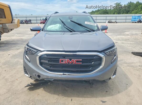 3GKALMEVXML380727 2021 GMC TERRAIN Gray Vista frontal