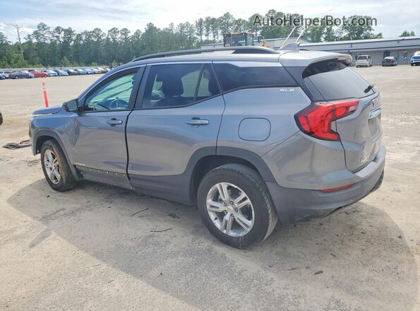 3GKALMEVXML380727 2021 GMC TERRAIN Gray Trasero izquierdo