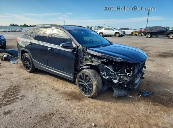 3GKALMEVXML391386 2021 GMC TERRAIN Black Delantero derecho