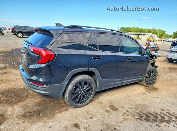 3GKALMEVXML391386 2021 GMC TERRAIN Black Trasero derecho