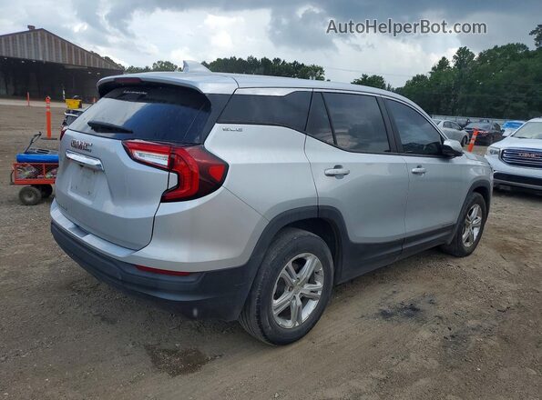 3GKALMEVXNL133743 2022 GMC TERRAIN Silver უკანა მარჯვენა