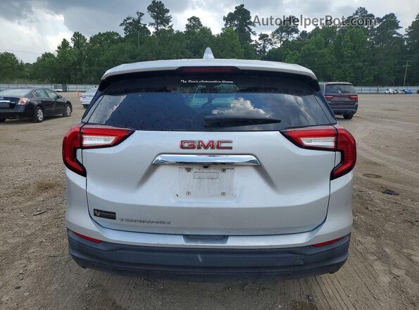 3GKALMEVXNL133743 2022 GMC TERRAIN Silver უკანა ხედი