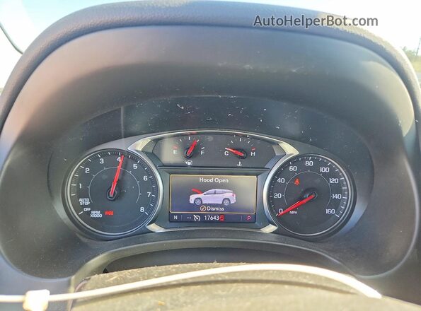 3GKALMEVXNL269967 2022 GMC TERRAIN Blue Вид щитка приладів