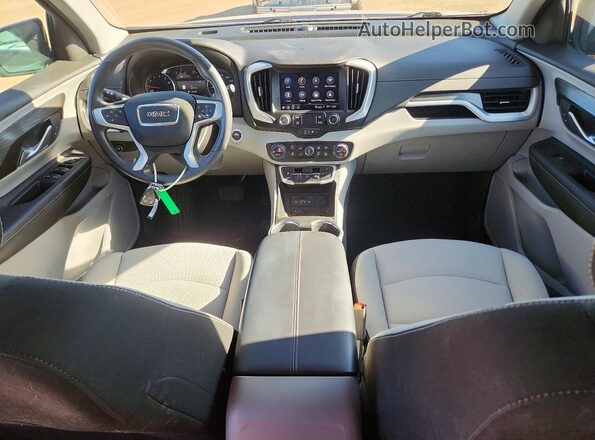 3GKALMEVXNL269967 2022 GMC TERRAIN Blue Вид панелі приладів
