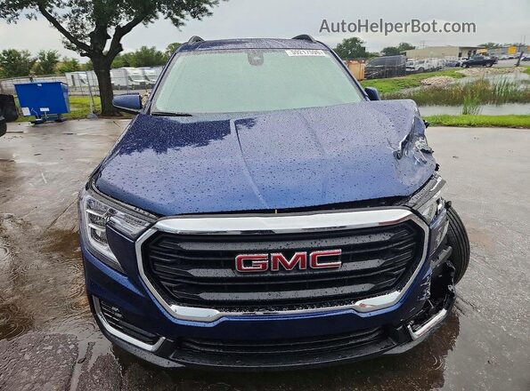 3GKALMEVXNL280225 2022 GMC TERRAIN Blue Դիմացի տեսք