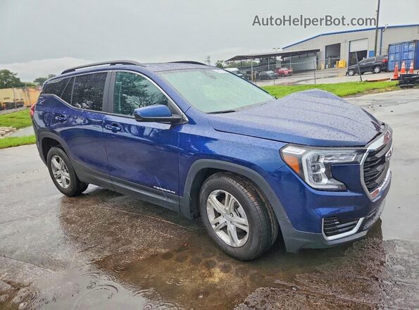 3GKALMEVXNL280225 2022 GMC TERRAIN Blue Առջևի աջ