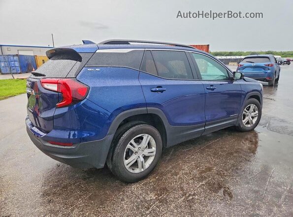 3GKALMEVXNL280225 2022 GMC TERRAIN Blue Հետևի աջ