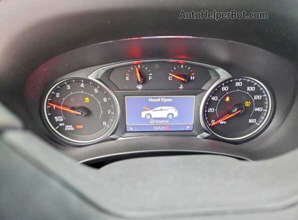 3GKALMEVXNL280225 2022 GMC TERRAIN Blue Սարքավորումների վահանակի տեսք