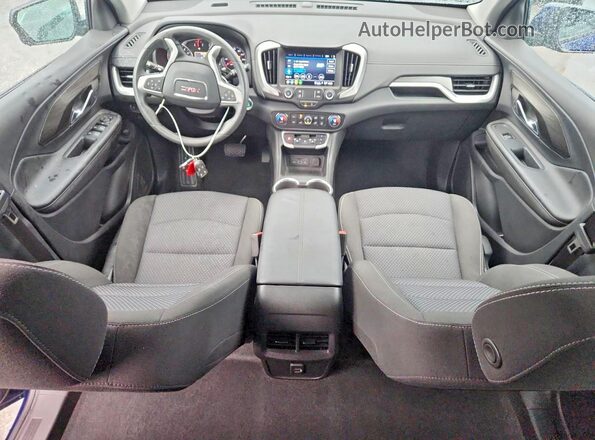3GKALMEVXNL280225 2022 GMC TERRAIN Blue Առջևի վահանակի տեսք