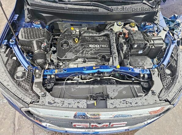 3GKALMEVXNL280225 2022 GMC TERRAIN Blue Շարժիչի բաժամունքի տեսք