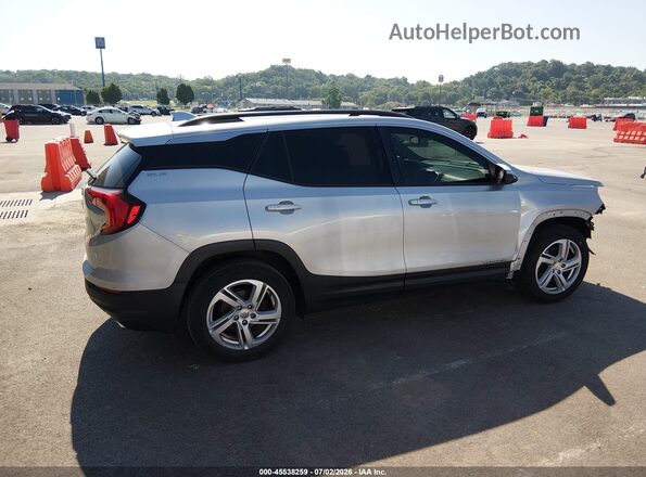 3GKALMEX0JL128188 2018 GMC TERRAIN Silver Tył prawy