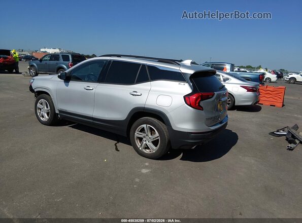 3GKALMEX0JL128188 2018 GMC TERRAIN Silver Tył lewy