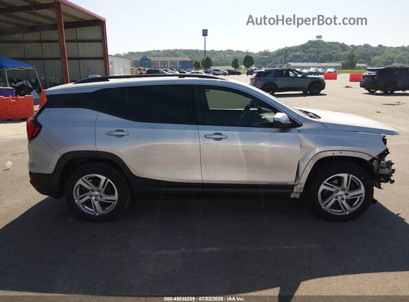 3GKALMEX0JL128188 2018 GMC TERRAIN Silver Widok wnętrza 360 stopni
