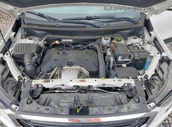 3GKALMEX3KL135878 2019 GMC TERRAIN White Vista del compartimento del motor